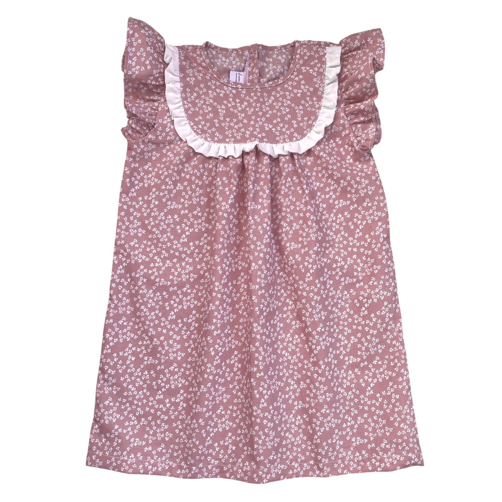 Vestido rosado florcitas