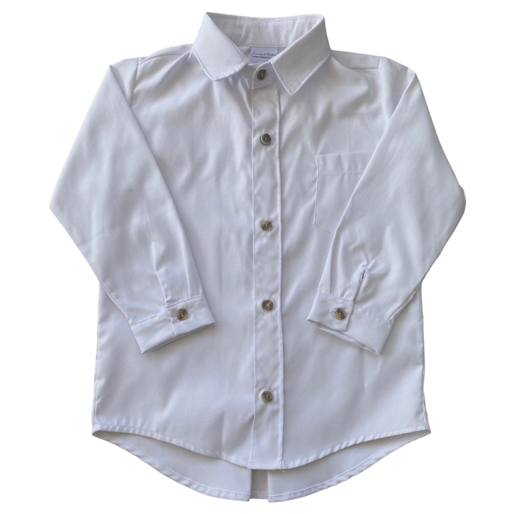 Camisa blanca Laura Miller Ropa de Niños