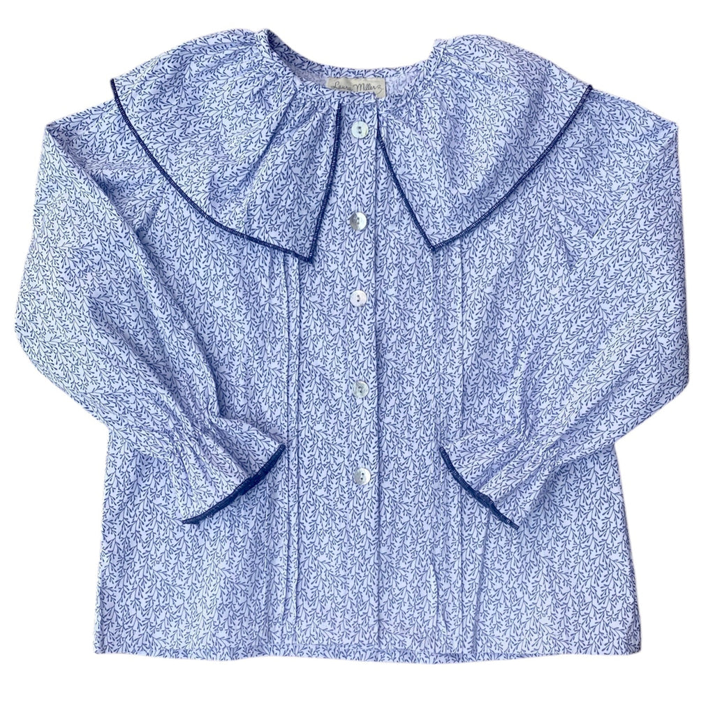 Blusa florcitas azules