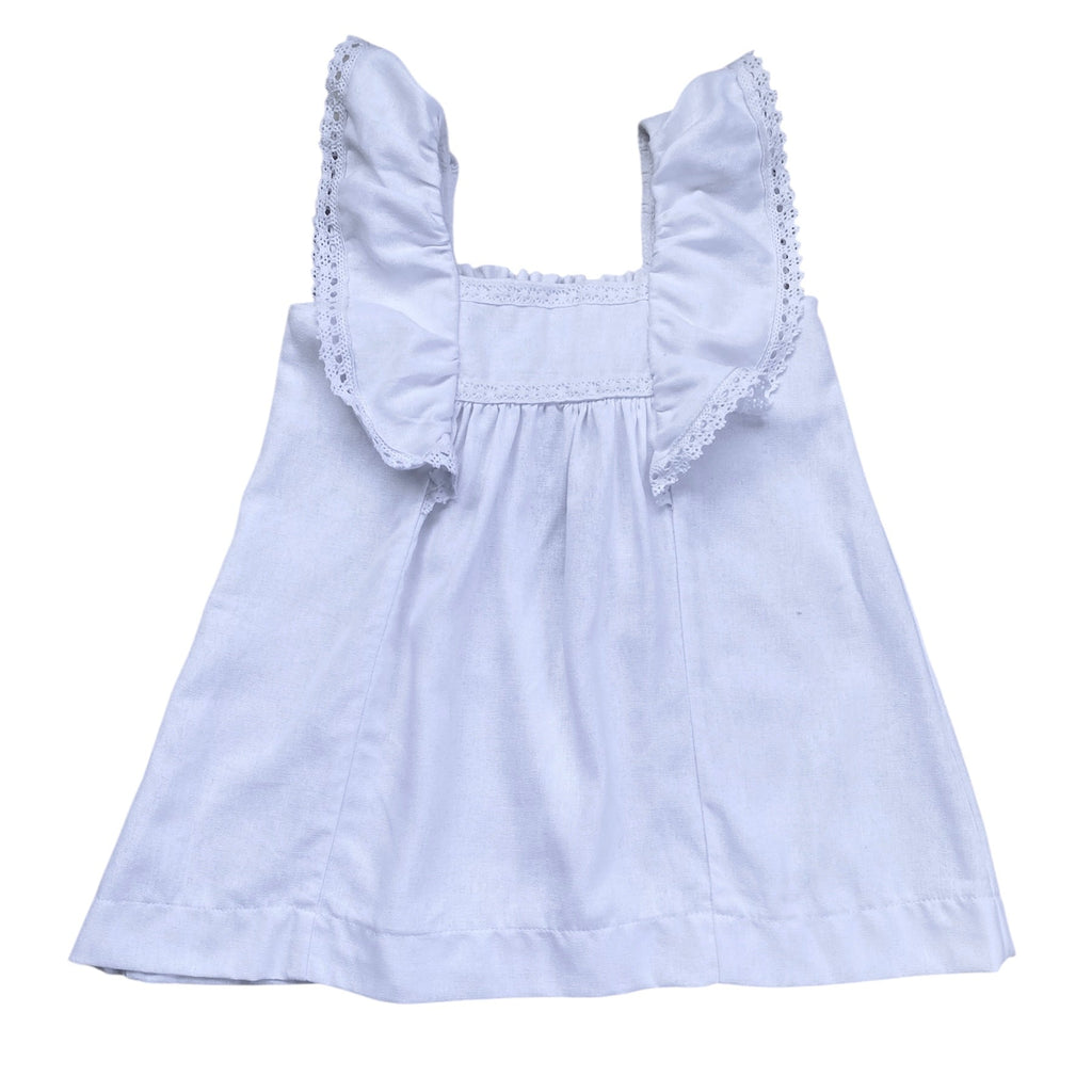 Vestido blanco mangas