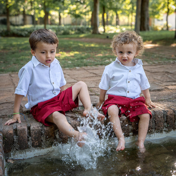 Short bermuda guinda