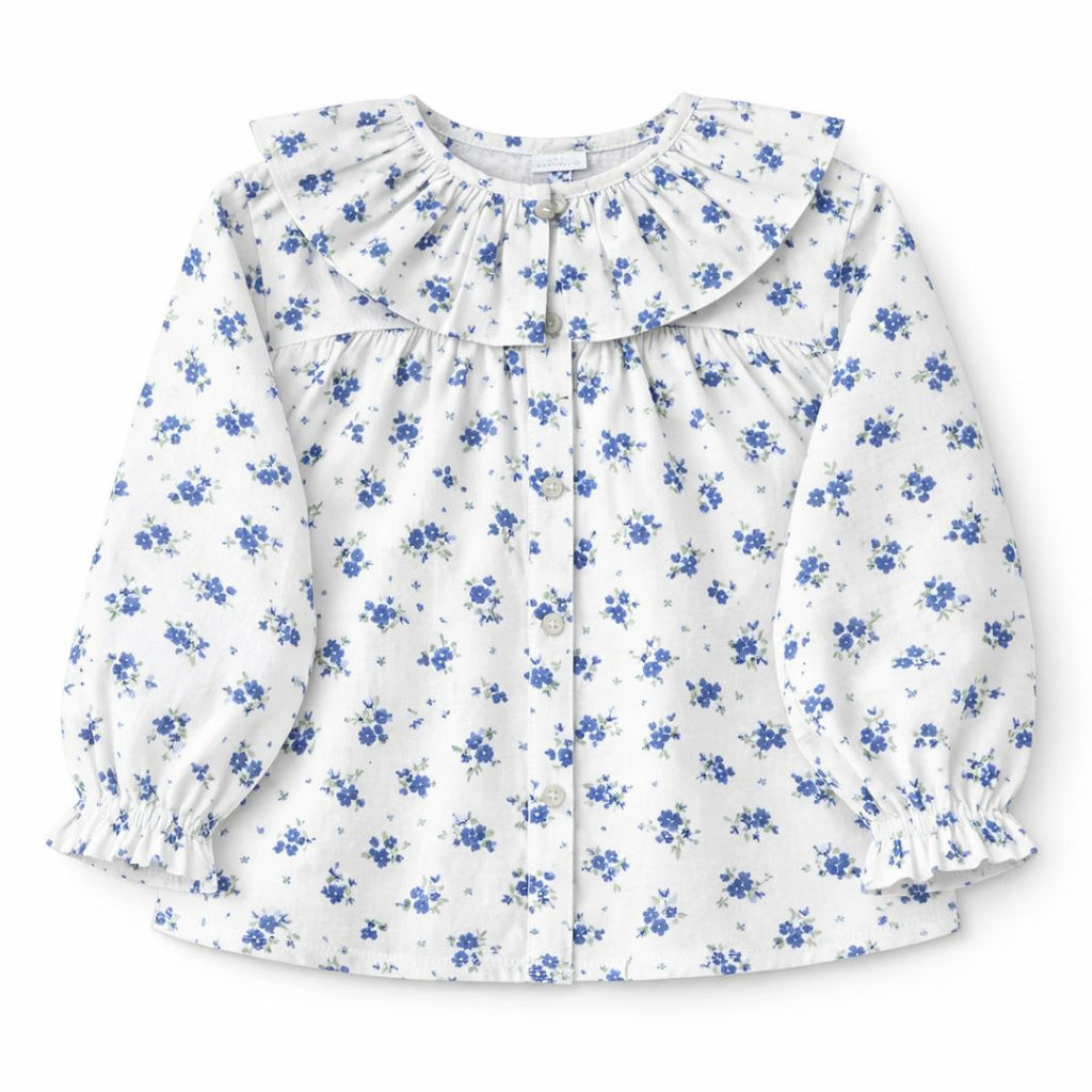 Blusa flores azules