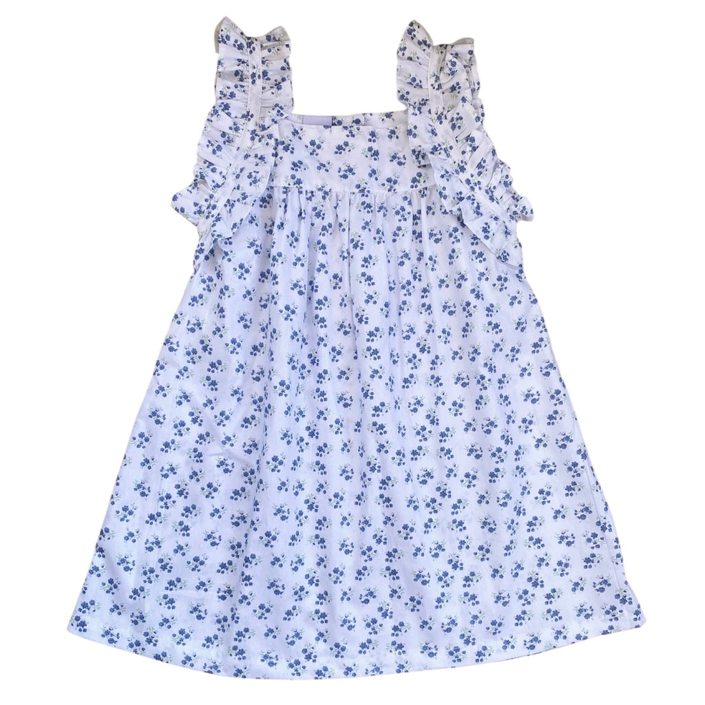 Vestido florcitas azules