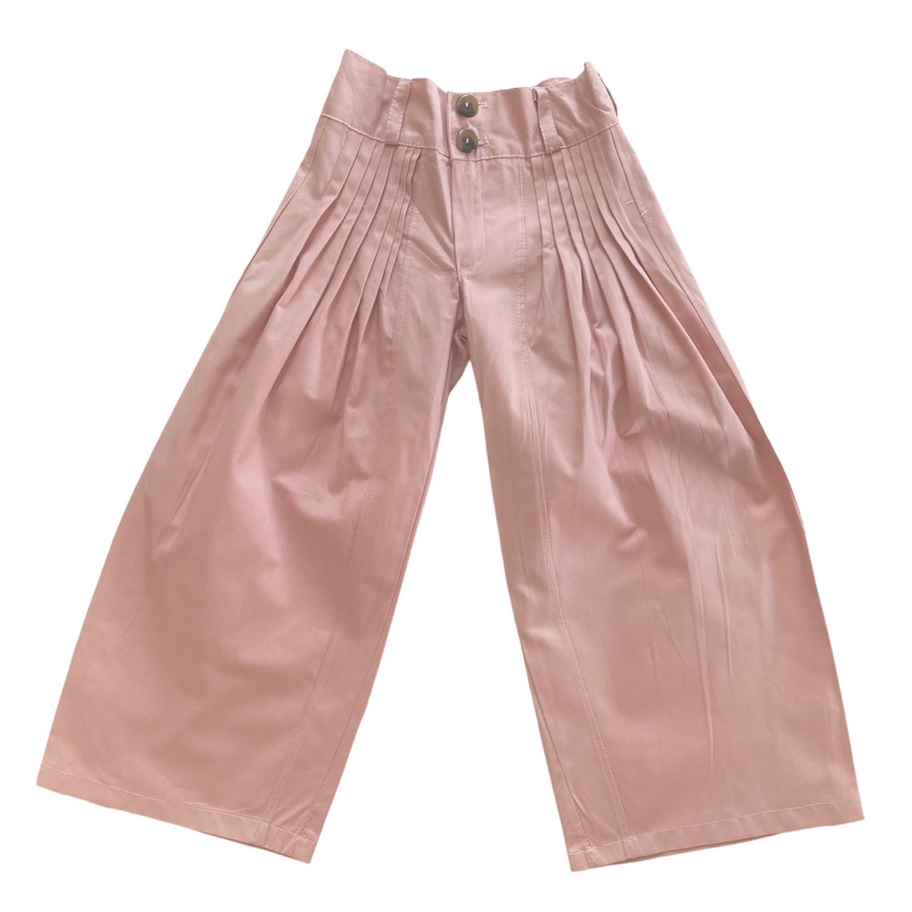 Pantalones anchos rosados Laura Miller Ropa de Niños