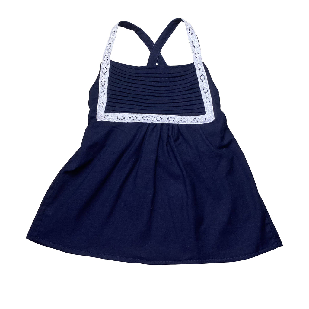 Blusa lino azul Laura Miller
